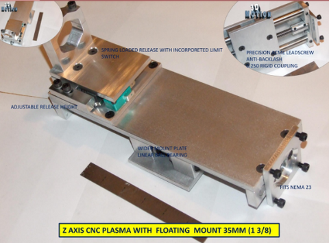 Z AXIS SLIDE CNC THC PLASMA FLOATING HEAD 4.75 " TRAVEL...KA-475