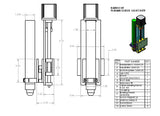 Z AXIS PLASMA  FAST TRAVEL CNC THC  4.75 " TRAVEL FLOATING HEAD...K4-475
